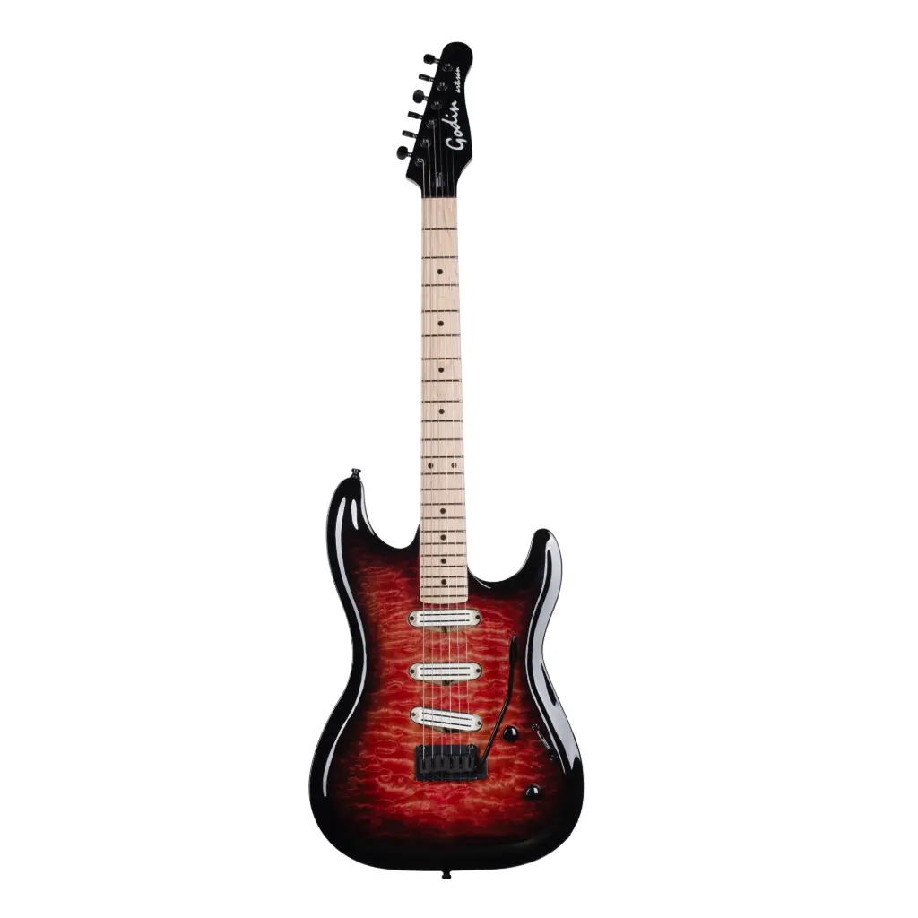 Godin Artisan ST-III Midnight Rose Guitare Électrique    