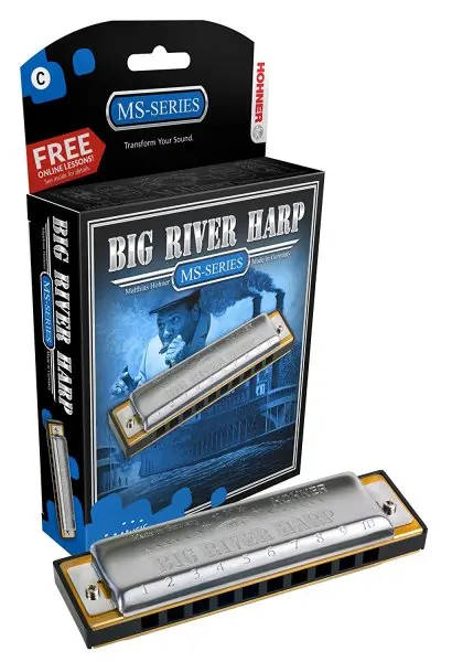 Harmonica Hohner Big River Harp C / Do Majeur BGRVR-C