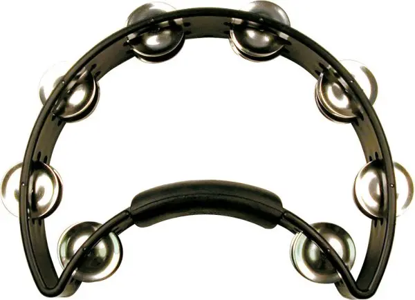 Tambourine Rhythm Tech Noire Avec Jingles Nickel