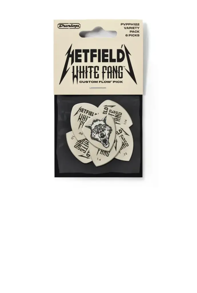 Plectres Dunlop Hetfield’s White Fang Custom Flow Pick Variety Pack