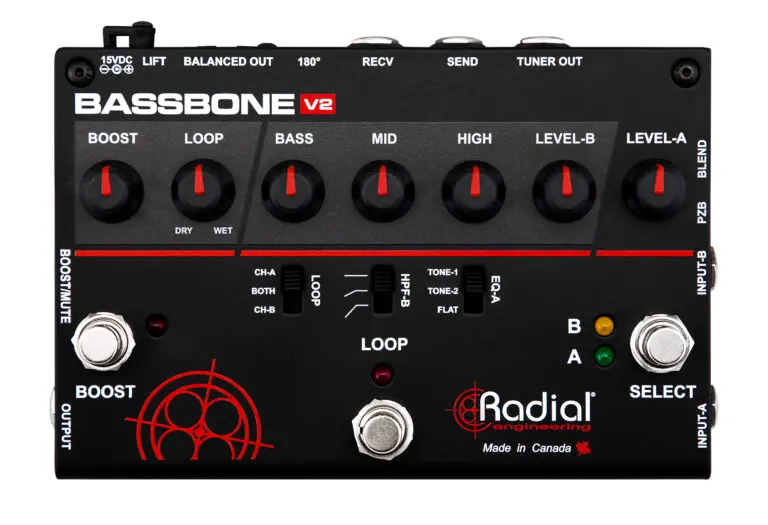 Pédale Radial Preamp Basse Bassbone V2