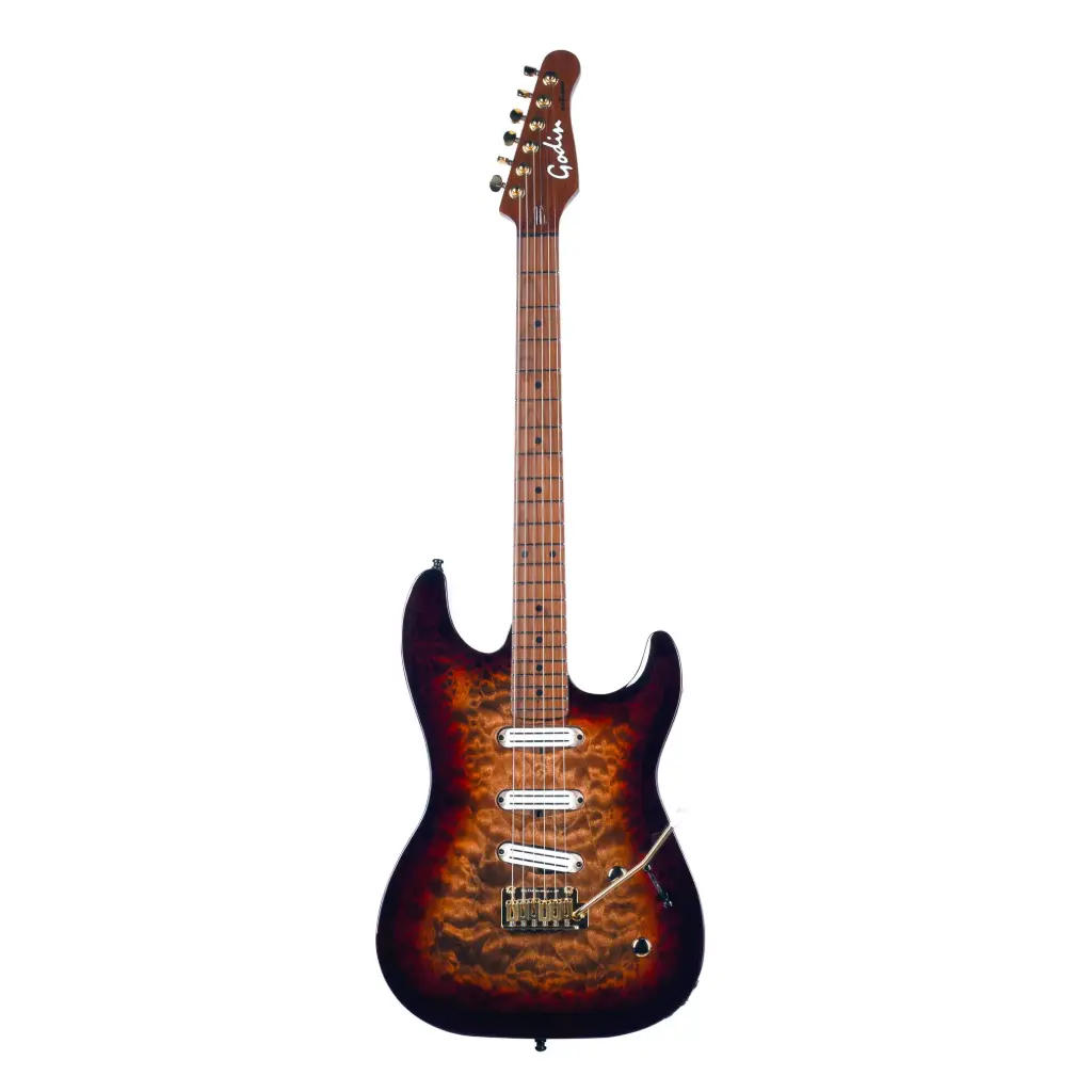 Godin Artisan ST-III WhiskeyBurst MN Guitare Électrique - DÉMONSTRATEUR DU REPRÉSENTANT