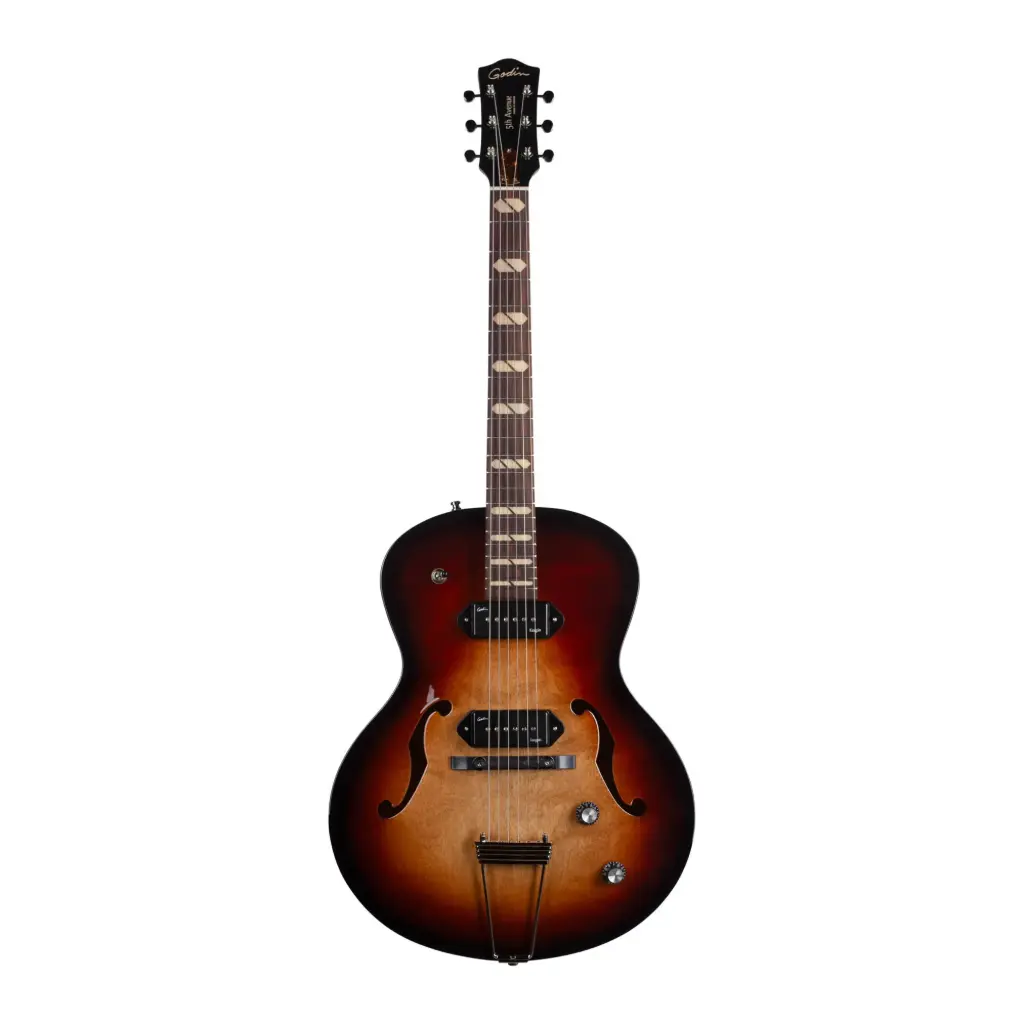 Godin 054022 5th Avenue Kingpin II DLX Vintage Burst HG