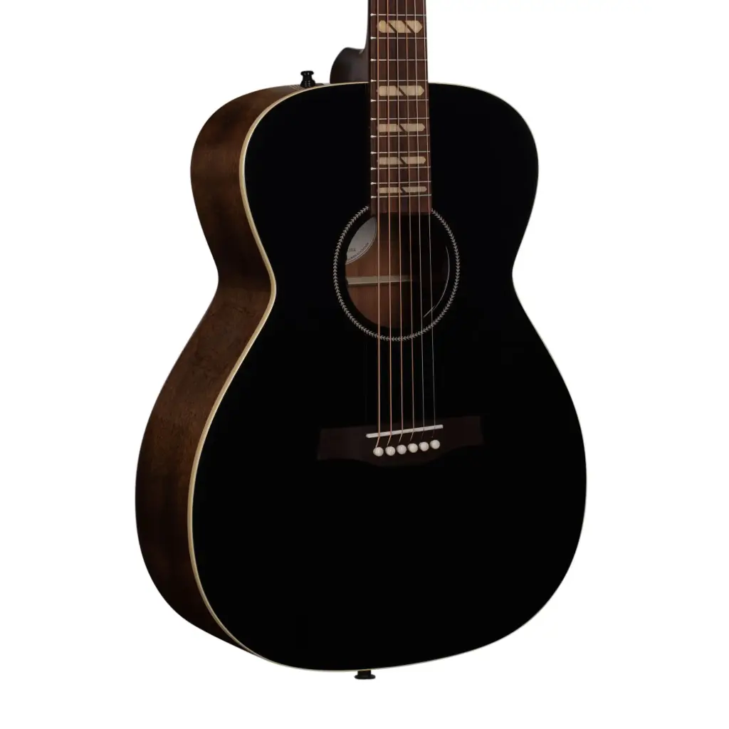 Godin 054077 Guitare Acoustique Fairmount Studio Jumbo Acajou EQ Noire