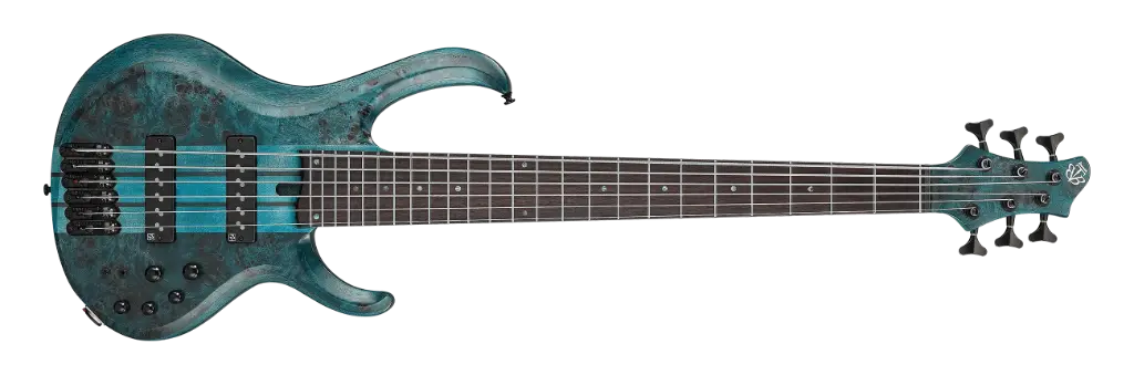 Ibanez BTB946COL Série BTB Cosmic Blue Low Gloss Basse Électrique 6 Cordes
