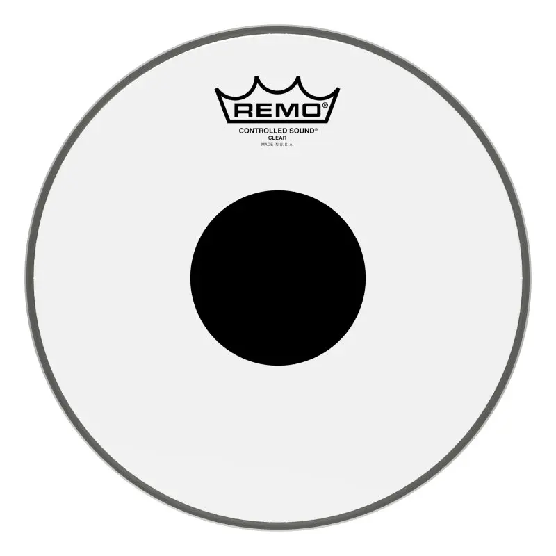 Remo 12" Controlled Sound Clear Drum Head With Black Dot CS-0312-10