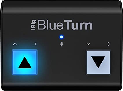 [158580] Tourne-Page Bluetooth IK Multimedia IRig Blue Turn