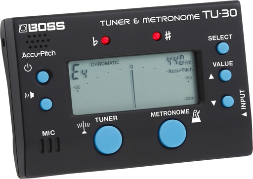[TU-30] Accordeur & Métronome Boss TU-30 Noir