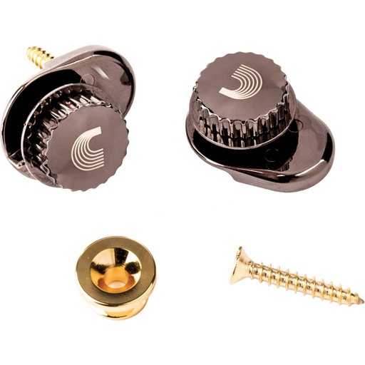 [PW-SLS-03] Strap Locks Universels D'Addario Ned Steinberger Or