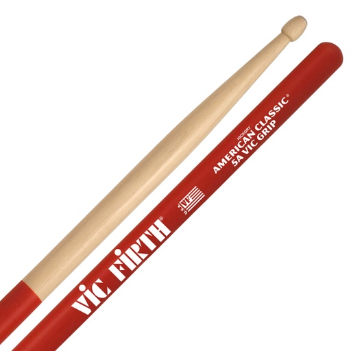 [5AVG] Baguettes Vic Firth 5AVG Hickory American Classic Vic Grip