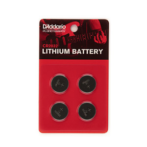 [PW-CR2032-04] Piles D'Addario CR2032 Lithium