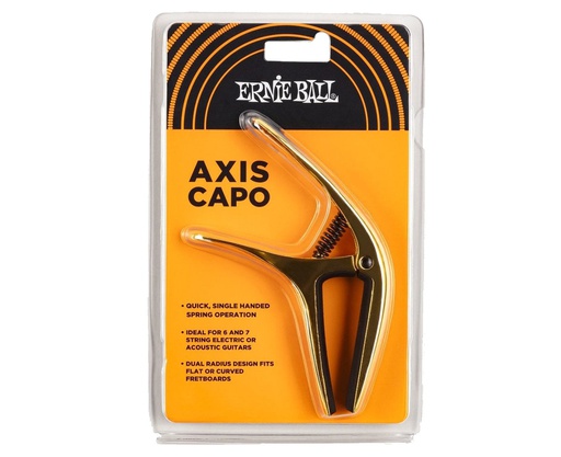 [9603EB] Capo Ernie Ball Axis PO9603 Gold