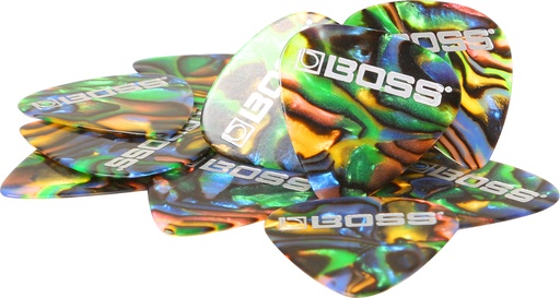 [BPK-12-AT] Plectres Boss Paquet de 12 Mince