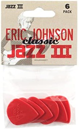 [47PEJ3N] Plectres Dunlop Paquet Eric Johnson Jazz III