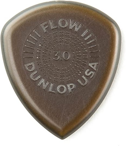 [547P3.0] Plectres Dunlop Paquet de 3 FLOW Jumbo Grip 3.0mm