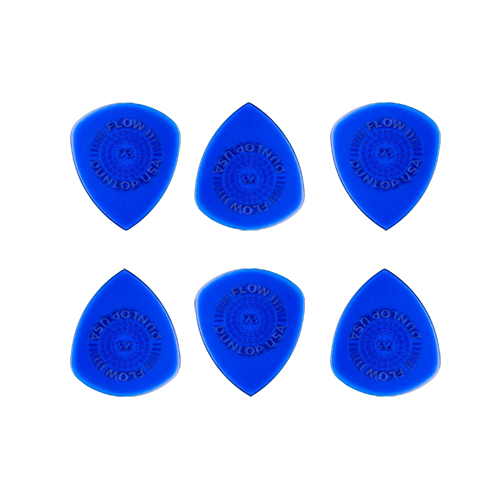 [549P.73] Plectres Dunlop Paquet de 6 FLOW Standard Grip 0.73mm