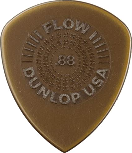 Plectres Dunlop Paquet de 6 FLOW Standard Grip 0.88mm