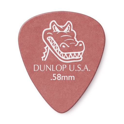 [417R0.58] Plectre Dunlop Gator Grip 0.58mm