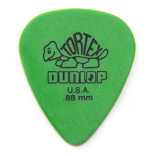 [418R0.88] Plectre Dunlop Tortex Standard 0.88mm