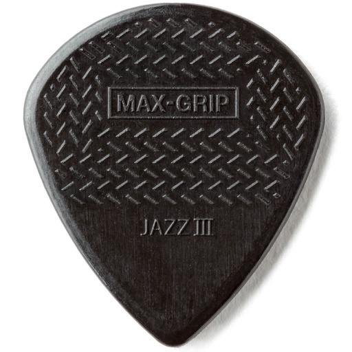 Plectre Dunlop Max-Grip Jazz III Noir