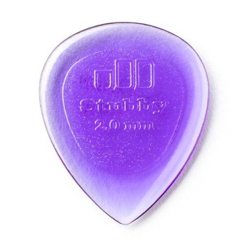 [474R2.0] Plectre Dunlop Stubby Jazz 2.0mm