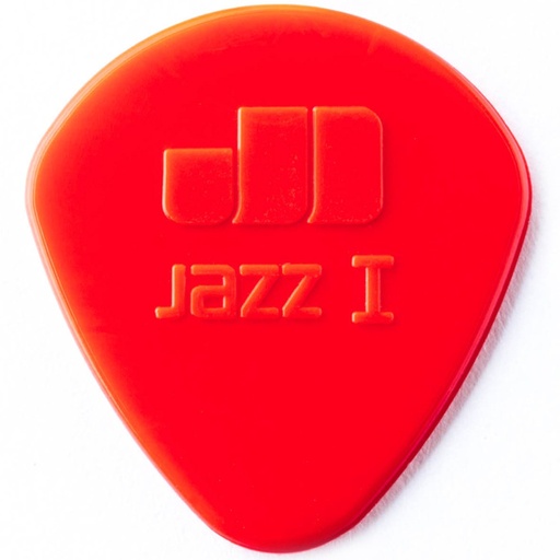[47R1N] Dunlop 47R1N Nylon Jazz I Plectre Guitare Rouge