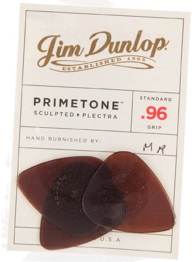 [510P.96] Plectres Dunlop Paquet de 3 Primetone 0.96mm