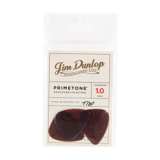 [510P1.0] Plectres Dunlop Paquet de 3 Primetone 1.0mm