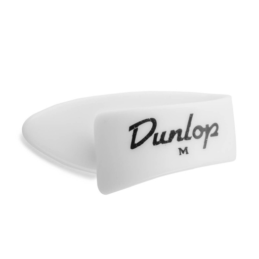 [JP9002R] Plectre à Pouce Dunlop Plastic Thumbpicks White Moyen