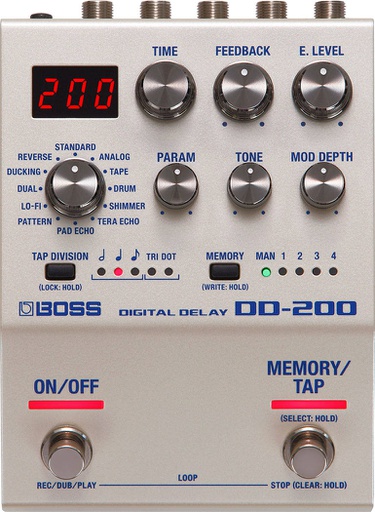 [DD-200] Pédale Boss Digital Delay DD-200