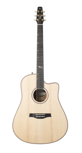 [050543] Seagull 050543 Artist Mosaic Dreadnought Cutaway HG EQ Natural Acoustic Guitar