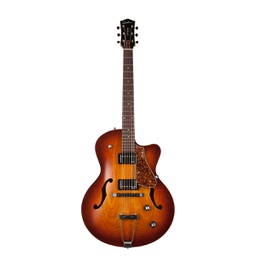 [050932] Guitare Électrique Godin 5th Avenue Cutaway Kingpin II HB Cognac Burst