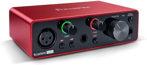 [Scarlett Solo 3rd Gen] Interface Audio Focusrite Scarlett Solo 3rd Gen