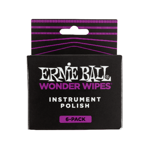[4278EB] Lingettes Poli à Guitare Ernie Ball Wonder Wipes