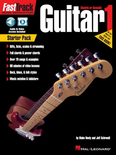 [5T695434] Méthode de guitare Hal Leonard FastTrack 1 & Audio