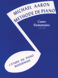 [7H11017] Méthode de piano Michael Aaron Cours Élémentaire
