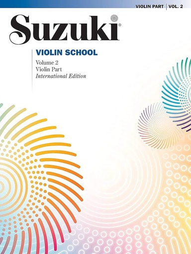 [6J48725] Livre Suzuki Violon School Vol. 2