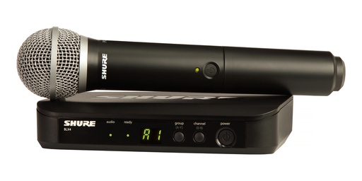 [BLX24/PG58] Shure BLX24/PG58 Système Vocal Sans Fil avec Micro pour la Voix PG58