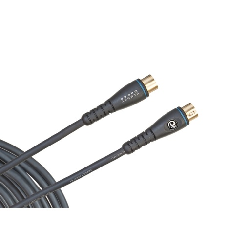 [PW-MD-05] Câble Midi D'Addario 5 Pieds Noir