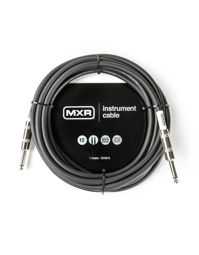[DCIS15] Câble Instrument MXR 15 Pieds Noir