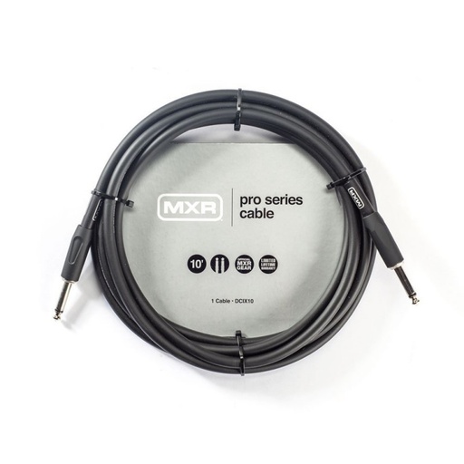 Câble Instrument MXR Pro Series 10 Pieds Noir