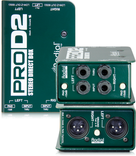 [ProD2] Direct Box Passive Stéréo Radial ProD2
