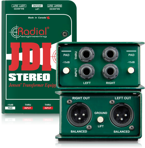 [JDI Stereo] Direct Box Passive Radial JDI-STEREO
