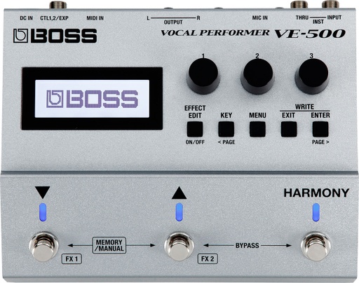 Pédale Voix Boss Vocal Performer VE-500