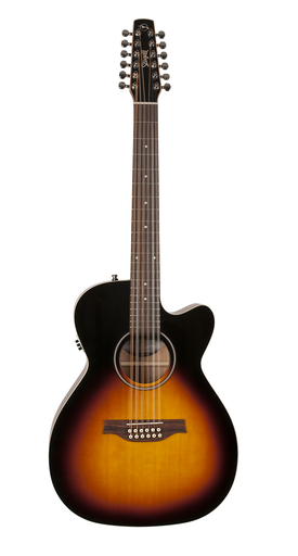 [051984] Seagull S12 CH Cutaway GT Presys II Spruce Sunburst Guitare Acoustique 12 Cordes