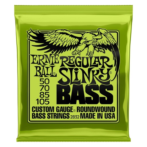 [2832EB] Cordes Basse Électrique Ernie Ball Regular Slinky 50-105
