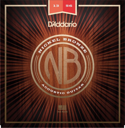 [NB1356] Cordes Guitare Acoustique D'Addario NB 13-56