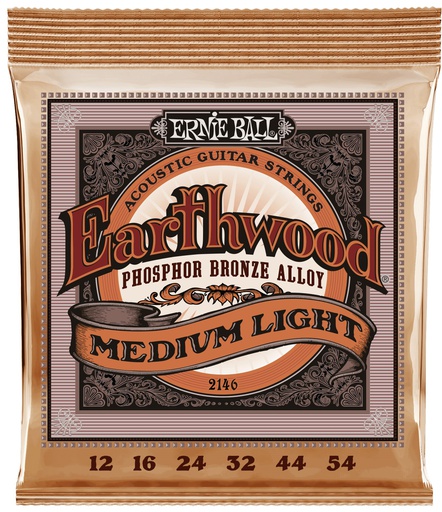 [2146EB] Cordes Guitare Acoustique Ernie Ball Earthwood 12-54