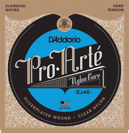 [EJ46] Cordes Guitare Classique D'Addario Pro-Arté Tension Forte