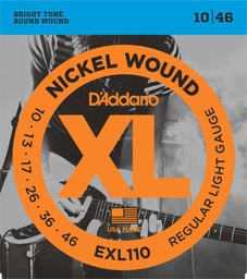 [EXL110] Cordes Guitare Électrique D'Addario XL Nickel Wound 10-46